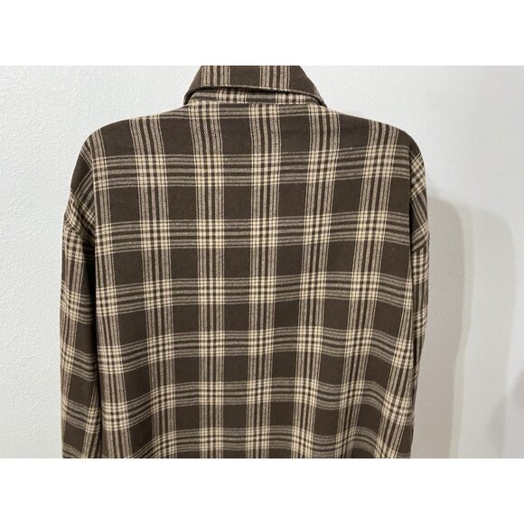 Shein Womens Size Small Shirt Long Sleeve Collared Plaid Check Button Down - Picture 8 of 9